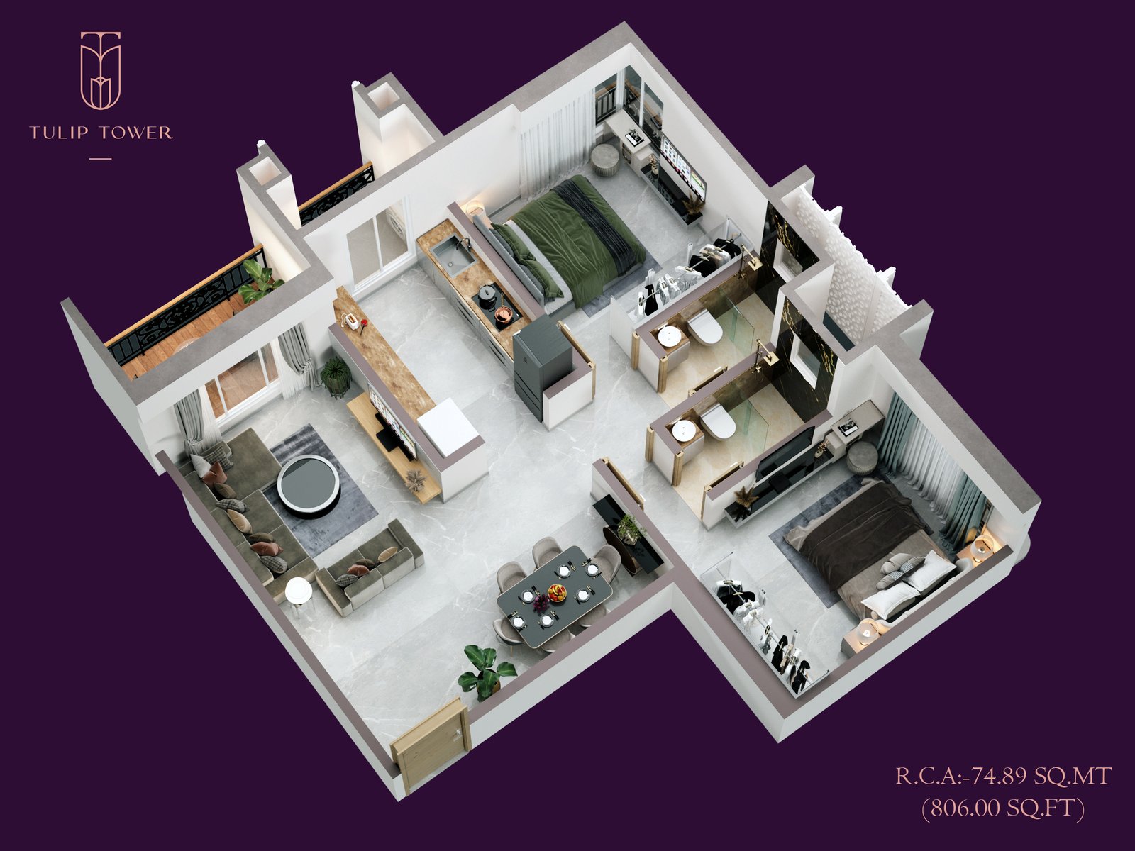 Chandraneel Isometric Layout 4
